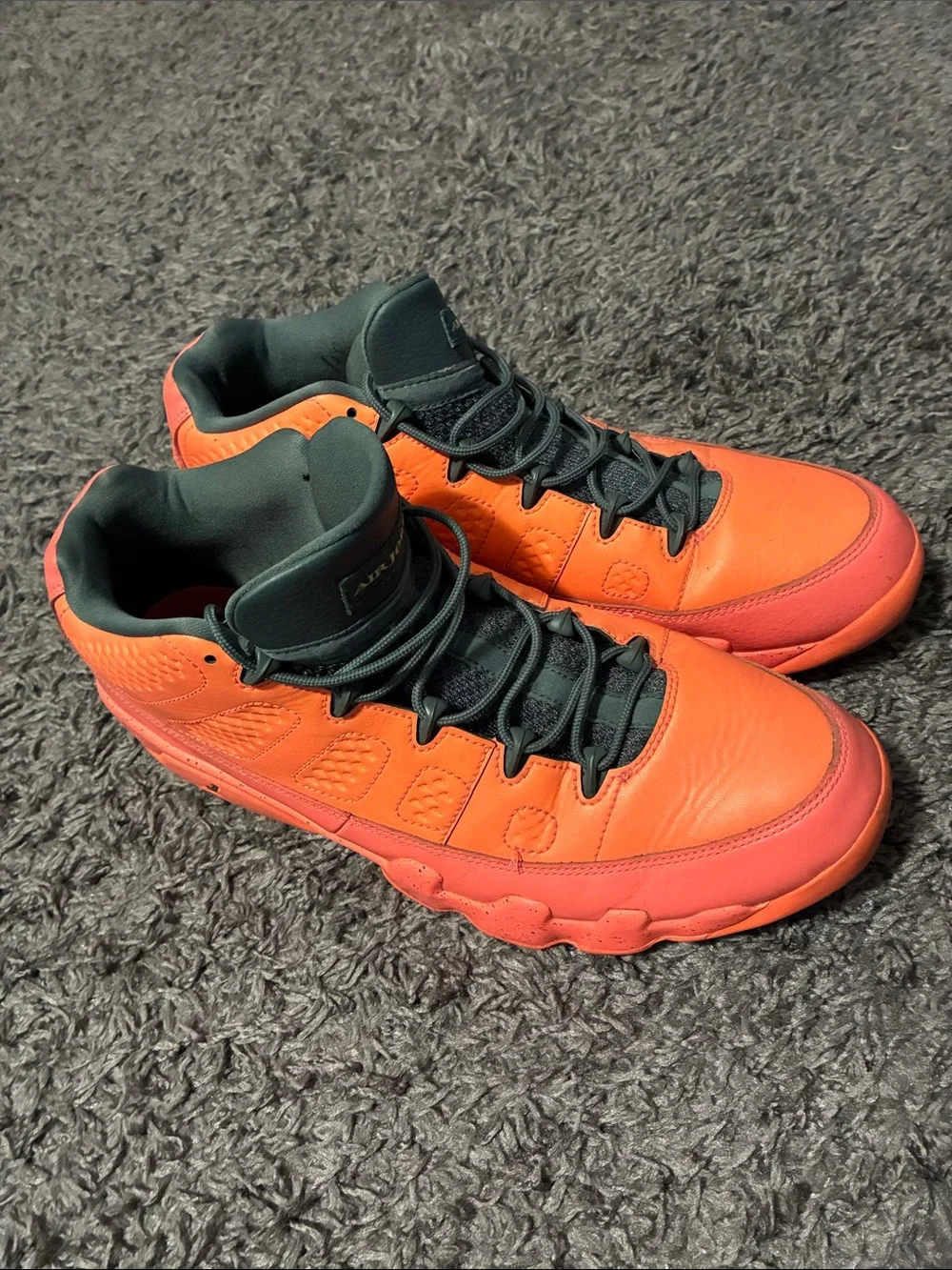Jordan 9 low bright mango